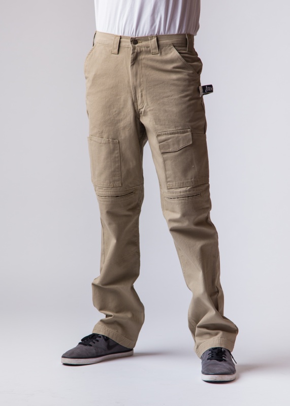 Tan Work Pants w/ Builtin Knee Pads Tan Work Pant Armed Work Wear